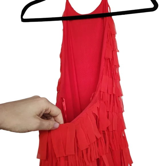 Zara Halter Mini Dress - Cherry Red 🍒💃 - Picture 5 of 11